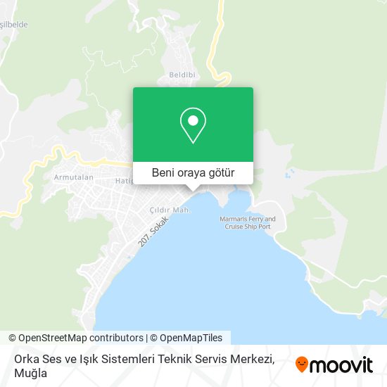 Orka Ses ve Işık Sistemleri Teknik Servis Merkezi harita