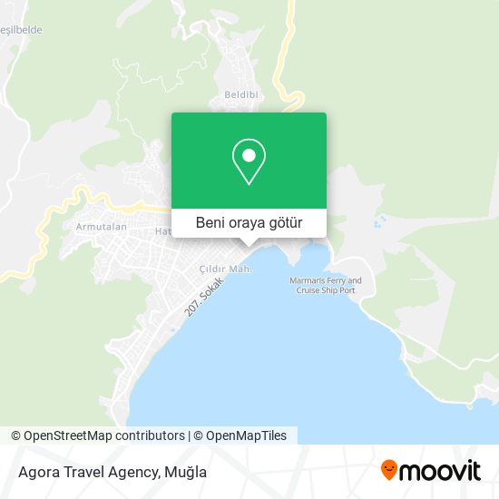 Agora Travel Agency harita