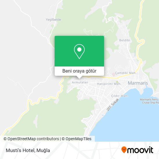Musti's Hotel harita
