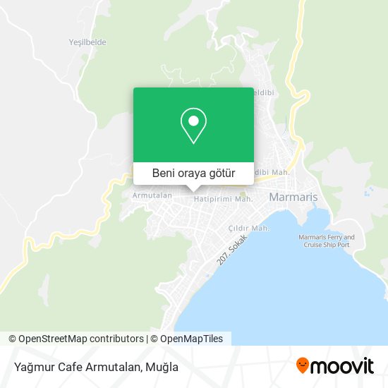 Yağmur Cafe Armutalan harita
