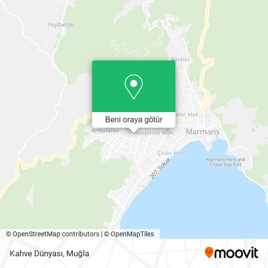 Kahve Dünyası harita