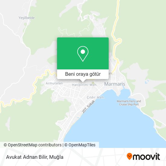 Avukat Adnan Bilir harita