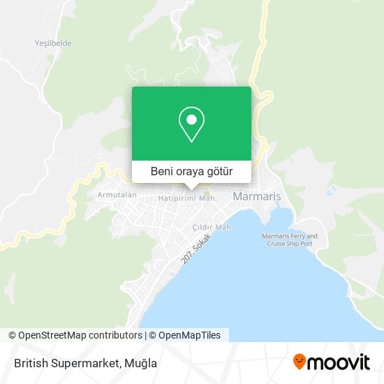 British Supermarket harita