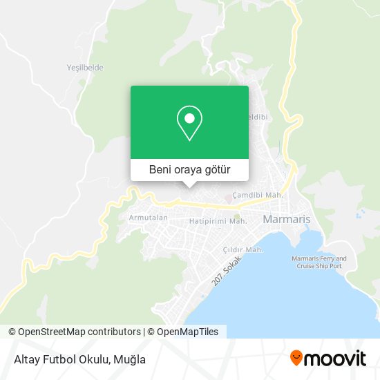Altay Futbol Okulu harita