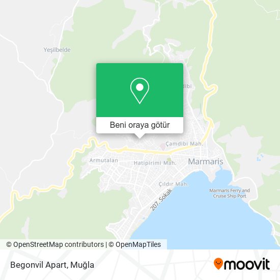Begonvil Apart harita