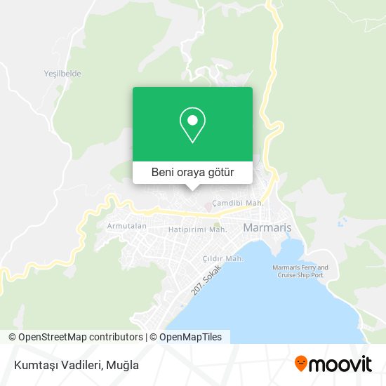 Kumtaşı Vadileri harita