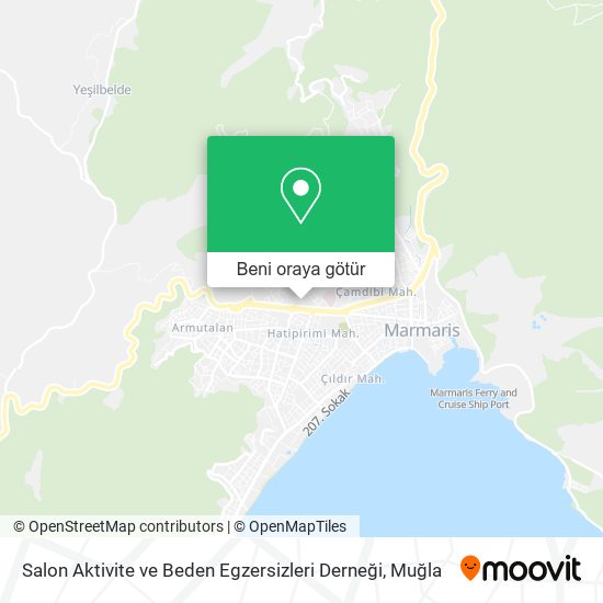 Salon Aktivite ve Beden Egzersizleri Derneği harita