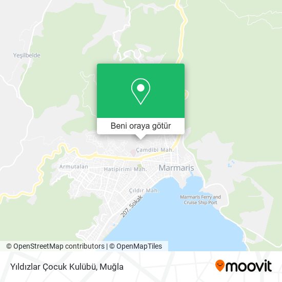Yıldızlar Çocuk Kulübü harita