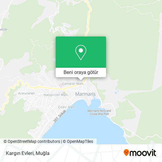 Kargın Evleri harita