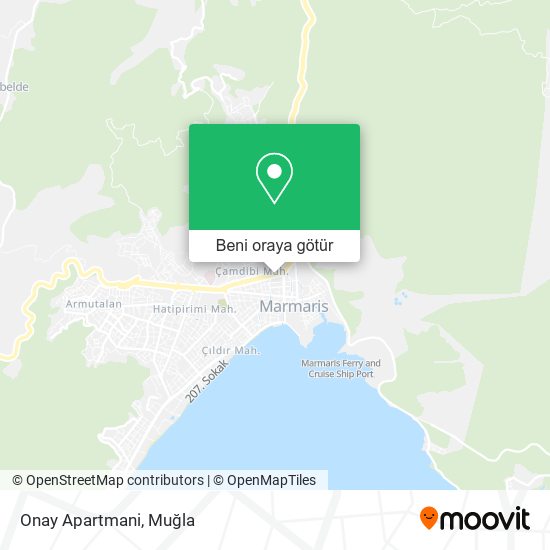Onay Apartmani harita