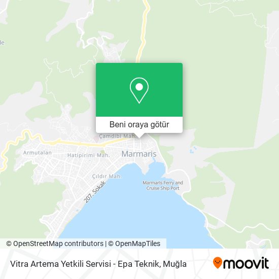Vitra Artema Yetkili Servisi - Epa Teknik harita