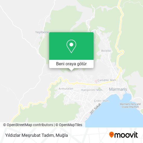 Yıldızlar Meşrubat Tadım harita