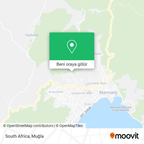 South Africa harita