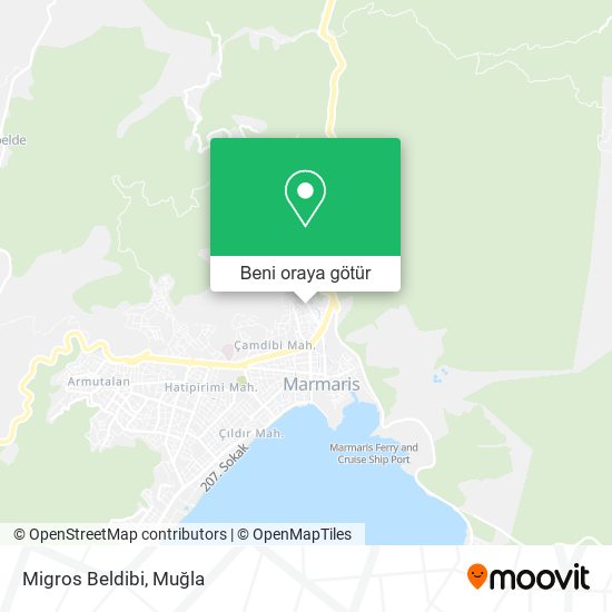Migros Beldibi harita