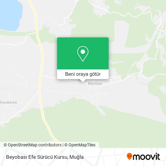 Beyobası Efe Sürücü Kursu harita