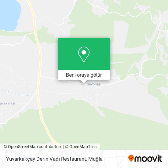 Yuvarkakçay Derin Vadi Restaurant harita