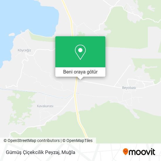 Gümüş Çiçekcilik Peyzaj harita