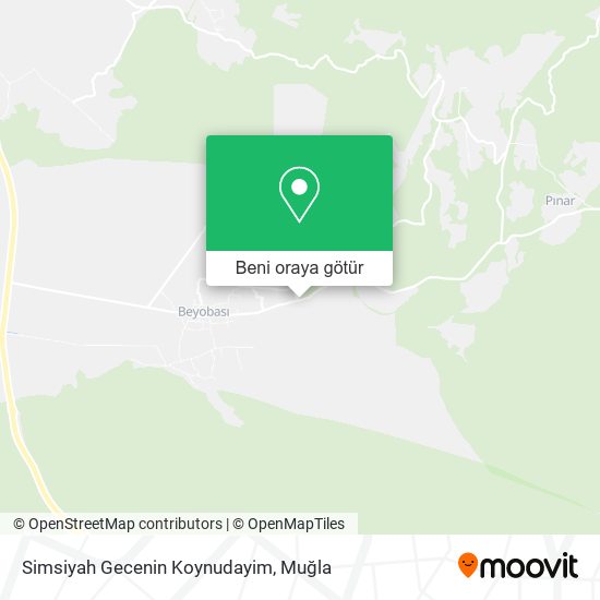 Simsiyah Gecenin Koynudayim harita