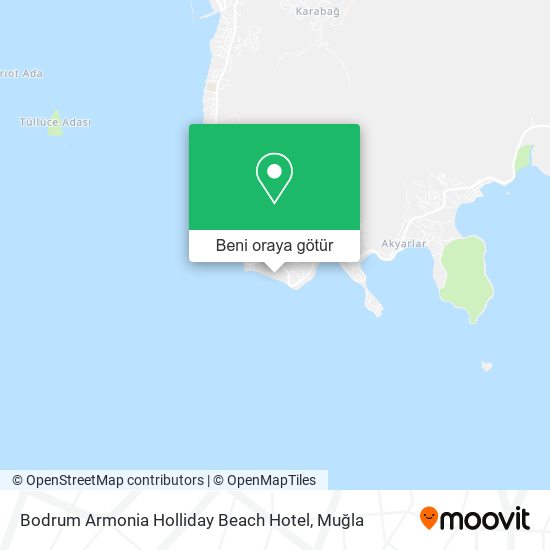 Bodrum Armonia Holliday Beach Hotel harita