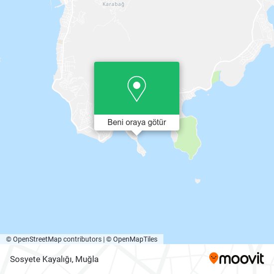 Sosyete Kayalığı harita