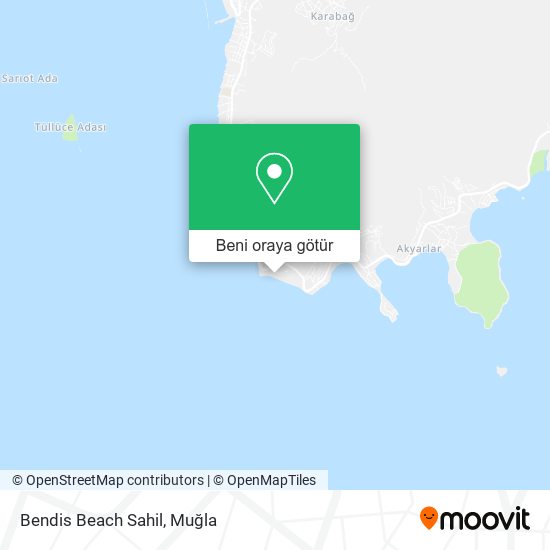 Bendis Beach Sahil harita