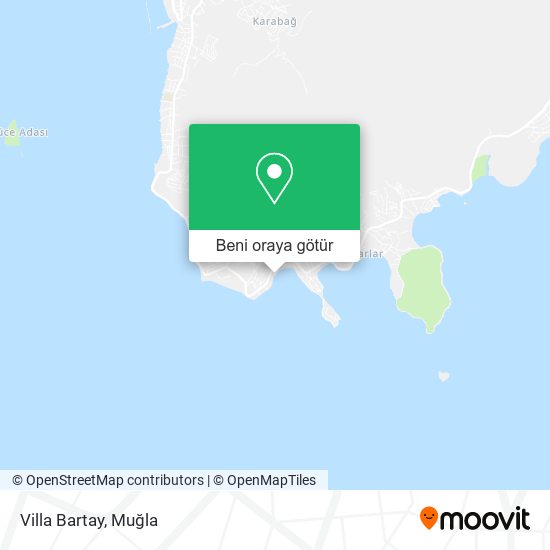 Villa Bartay harita
