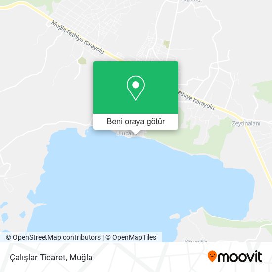 Çalışlar Ticaret harita