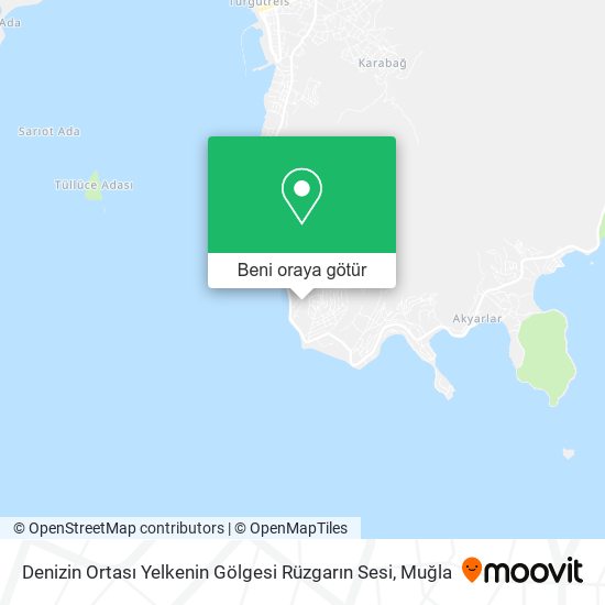 Denizin Ortası Yelkenin Gölgesi Rüzgarın Sesi harita