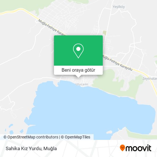 Sahika Kız Yurdu harita