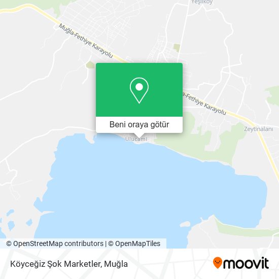 Köyceğiz Şok Marketler harita