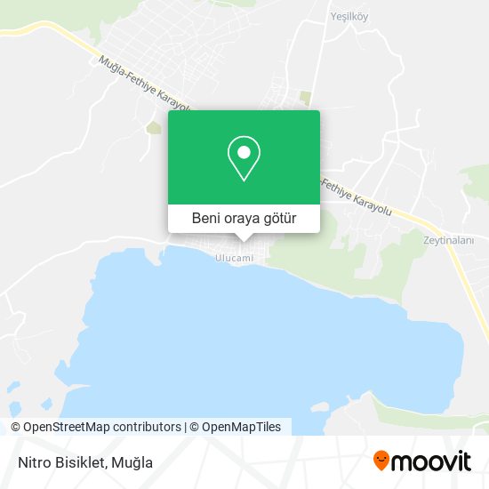 Nitro Bisiklet harita