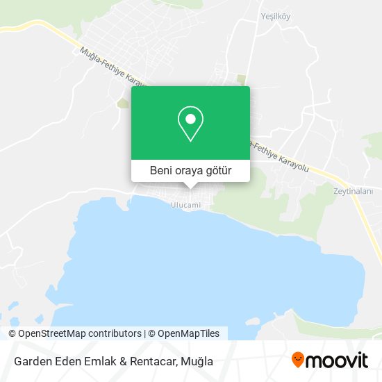 Garden Eden Emlak & Rentacar harita