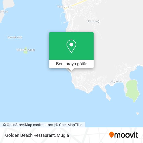 Golden Beach Restaurant harita