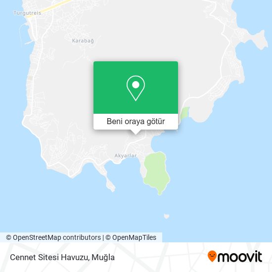 Cennet Sitesi Havuzu harita