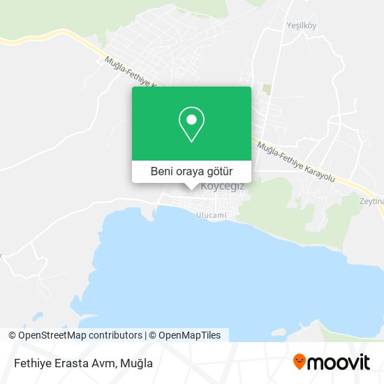 Fethiye Erasta Avm harita