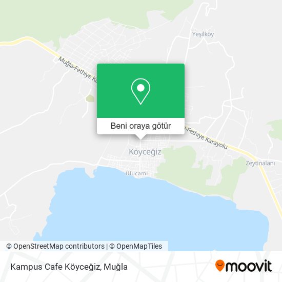 Kampus Cafe Köyceğiz harita
