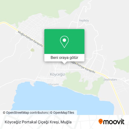 Köyceğiz Portakal Çiçeği Kreşi harita