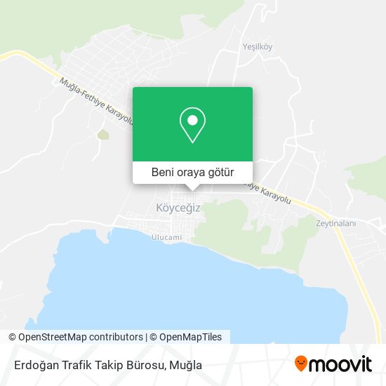 Erdoğan Trafik Takip Bürosu harita
