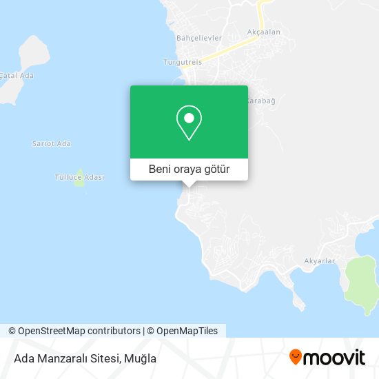 Ada Manzaralı Sitesi harita