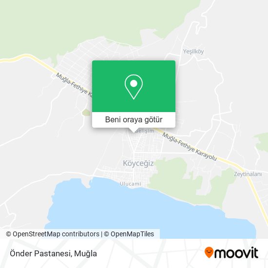 Önder Pastanesi harita