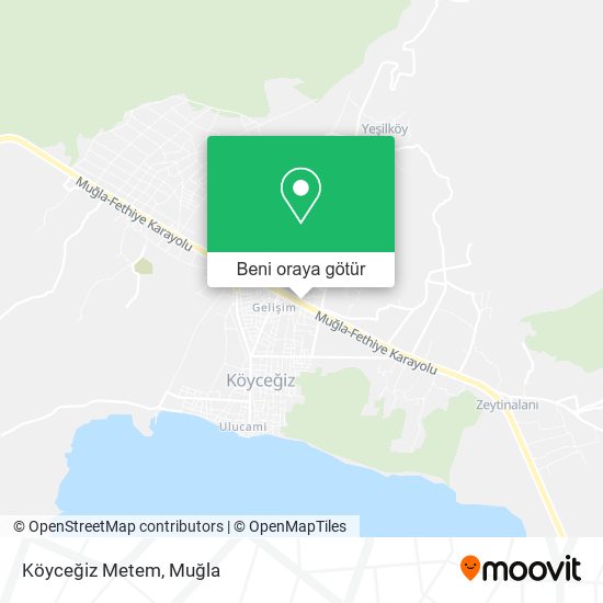 Köyceğiz Metem harita