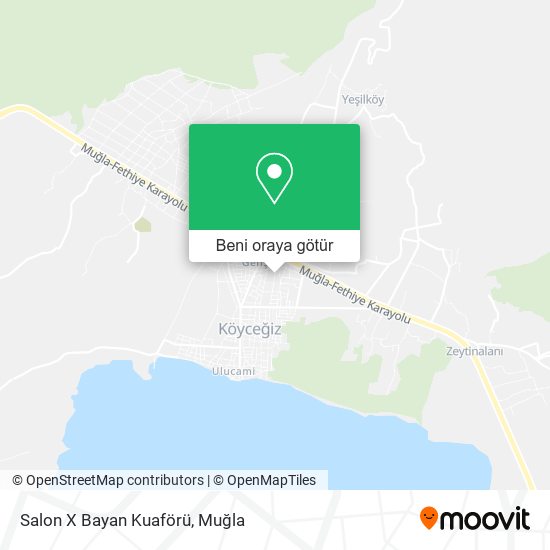 Salon X Bayan Kuaförü harita