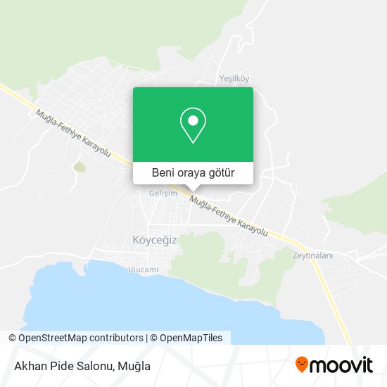 Akhan Pide Salonu harita