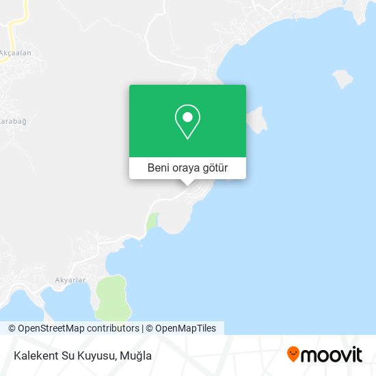 Kalekent Su Kuyusu harita