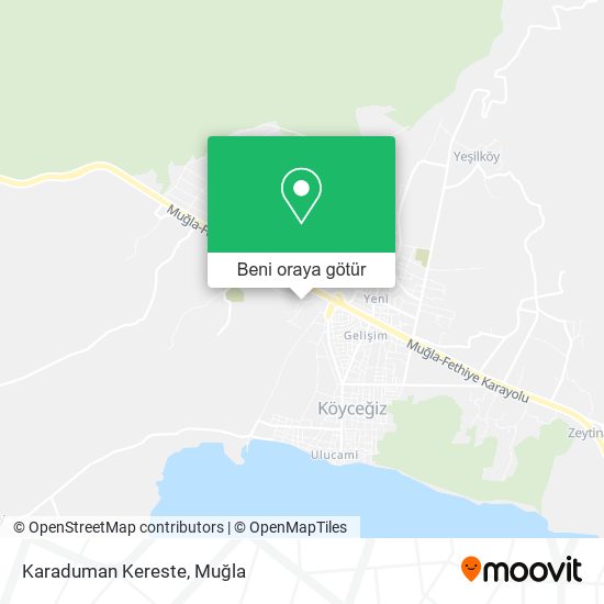 Karaduman Kereste harita