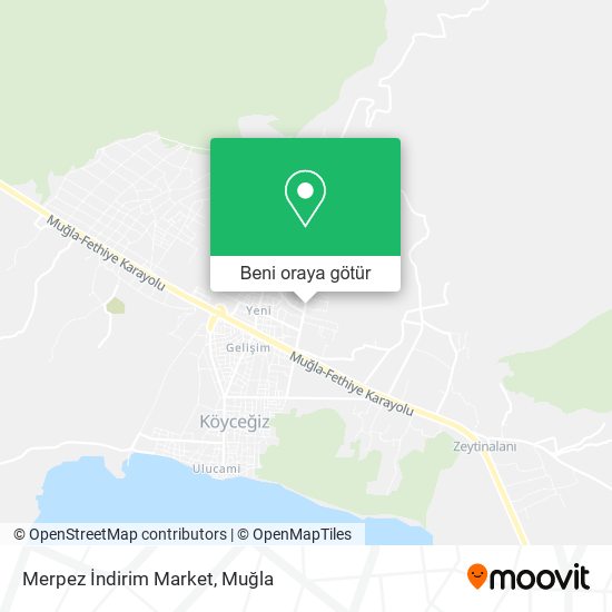 Merpez İndirim Market harita