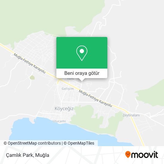 Çamlık Park harita