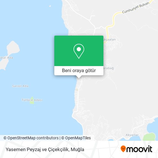 Yasemen Peyzaj ve Çiçekçilik harita