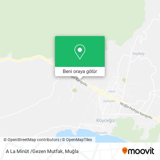 A La Minüt /Gezen Mutfak harita