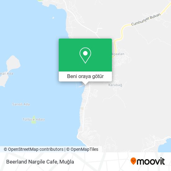 Beerland Nargile Cafe harita